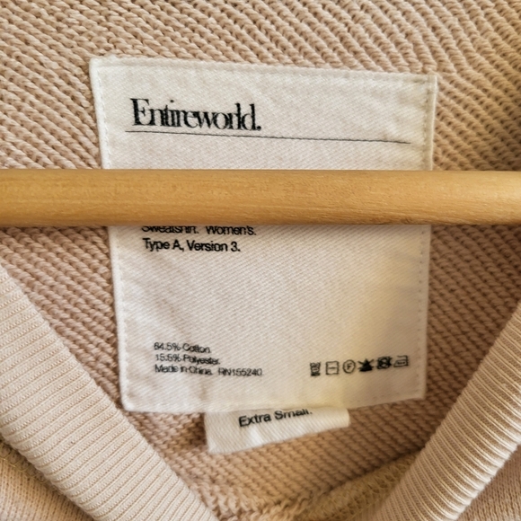 Entirewold Women's Cream Sweater - Picture 2 of 6